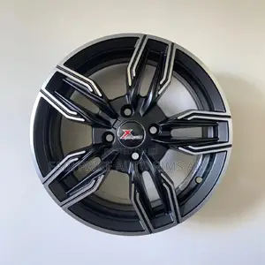 Silver and Black Silver Sports Rims Namba 15 Normal