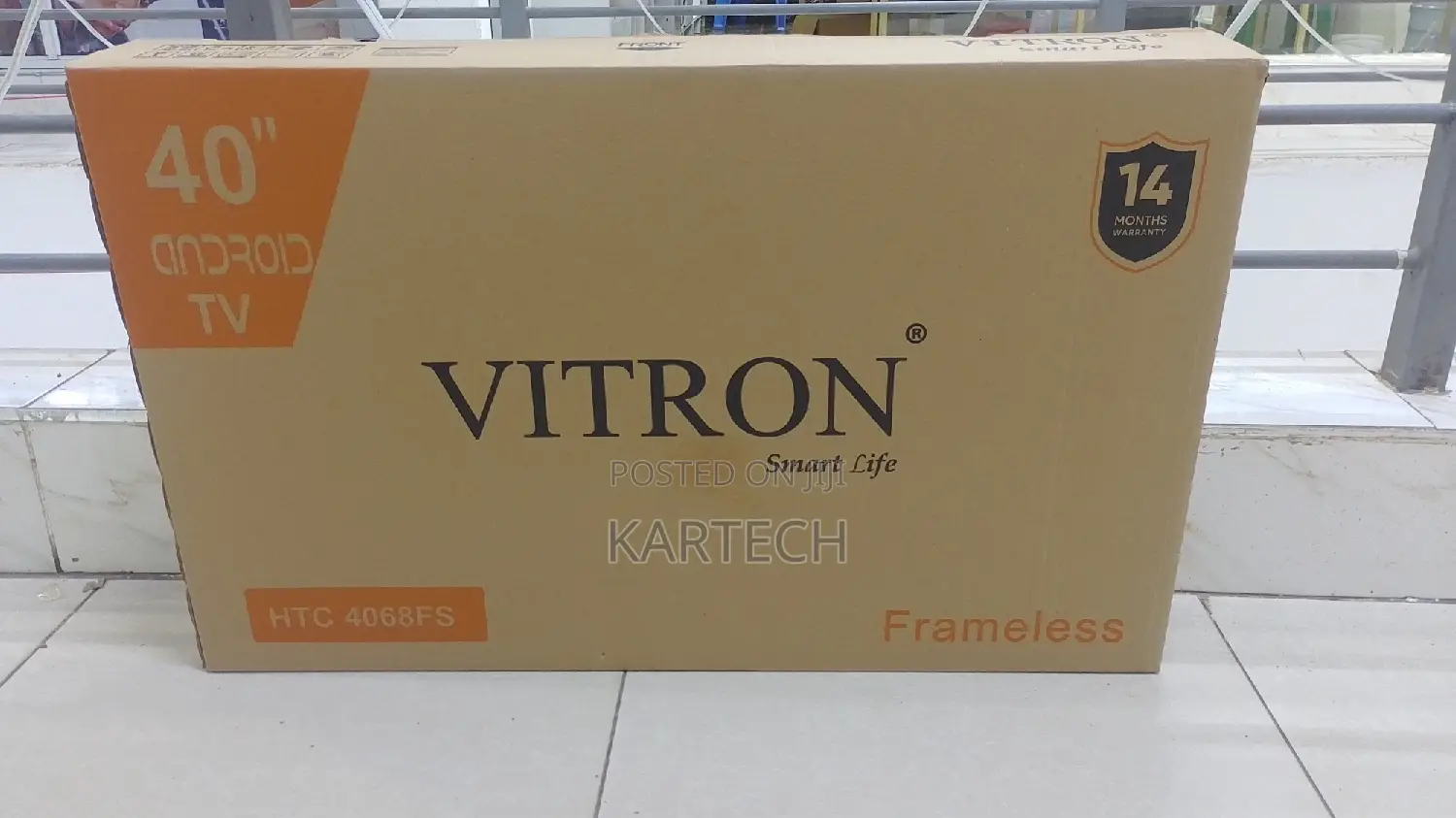 40" Inches Vitron Smart Android Tv Frameless
