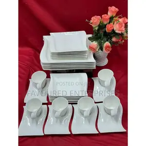 High Quality and Unique 30 PCS Novel Ceramic Dinner Set