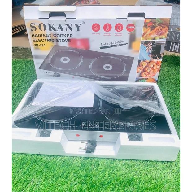 Sokany 2400W Energy Saving Double Induction Cooker - main view