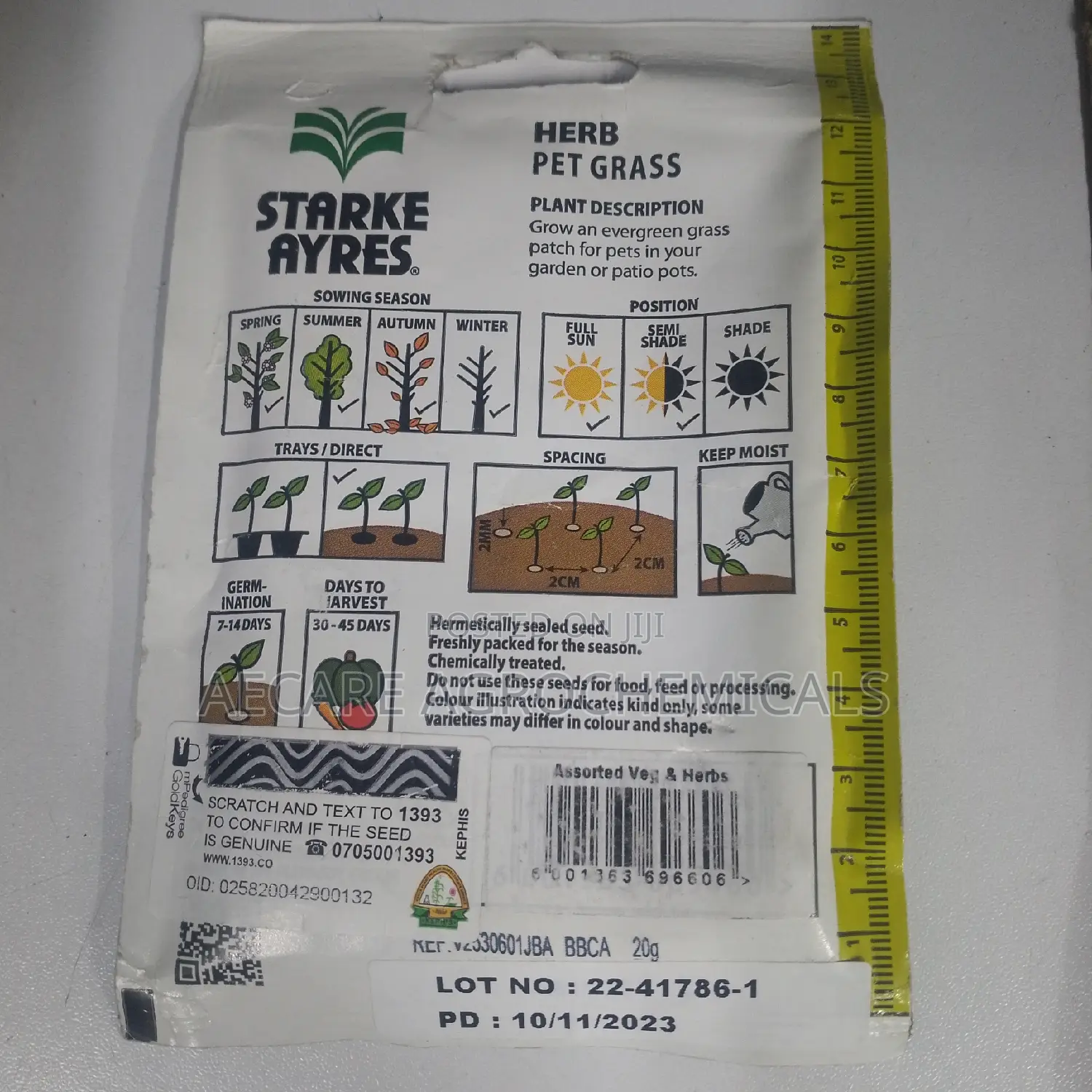 Pet Grass Herb 20 Grams