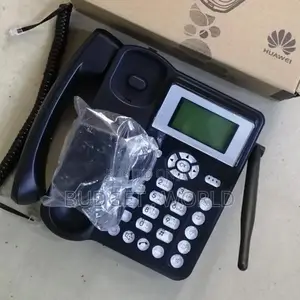 Black Fixed Desktop Wireless Cordless Telephone 3g/4g GSM