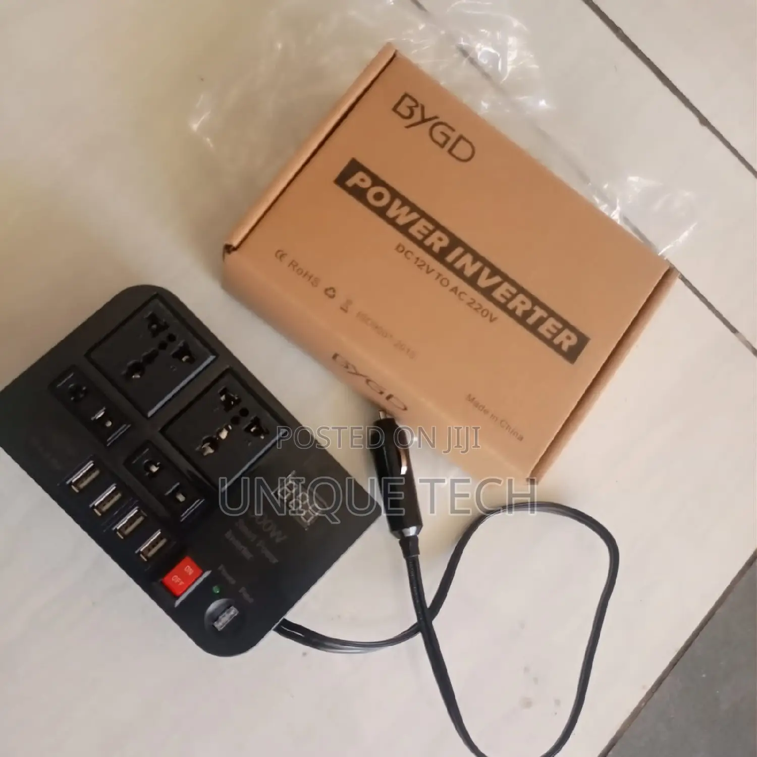 300w Dc to Ac Power Inverter 12v Dc to 220ac