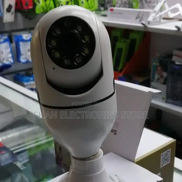 Wifi CCTV Camera 1080p Bulb Shape PTZ V380 Pro |CCTV Securit