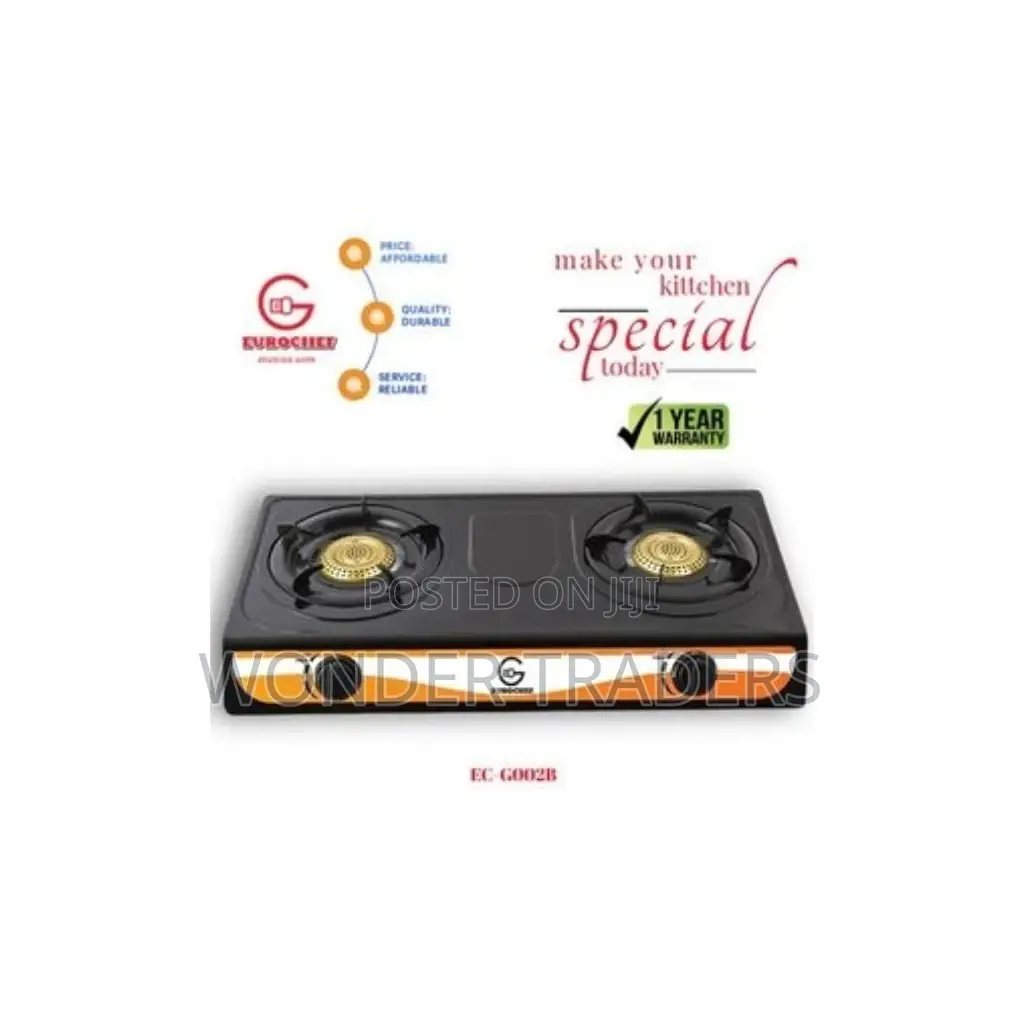 Stainless Steel 2 Burner Cooker Eurochef