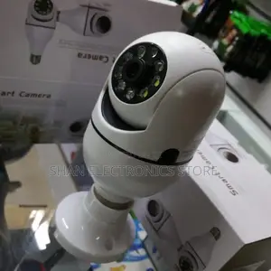 Bulb Wifi Security Camera Motion Detection Surveillance PTZ
