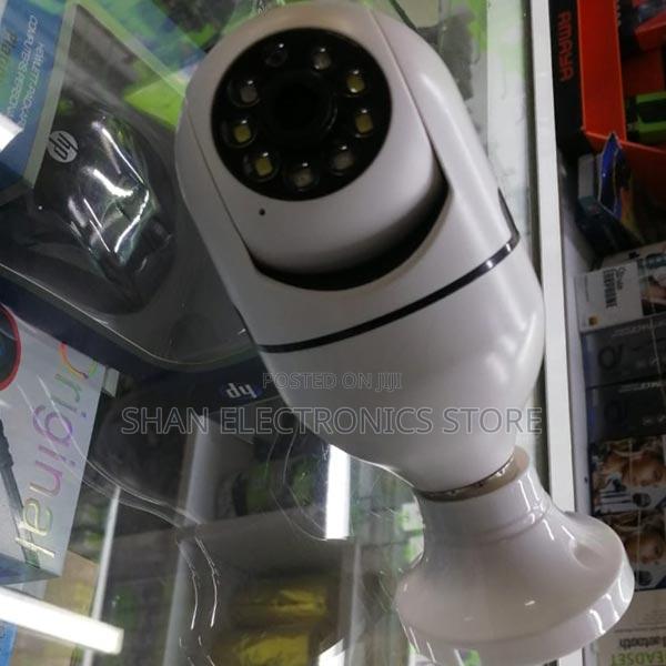 Indoor 360° Home Security Cameras, Full Color~V380 PTZ Bulb