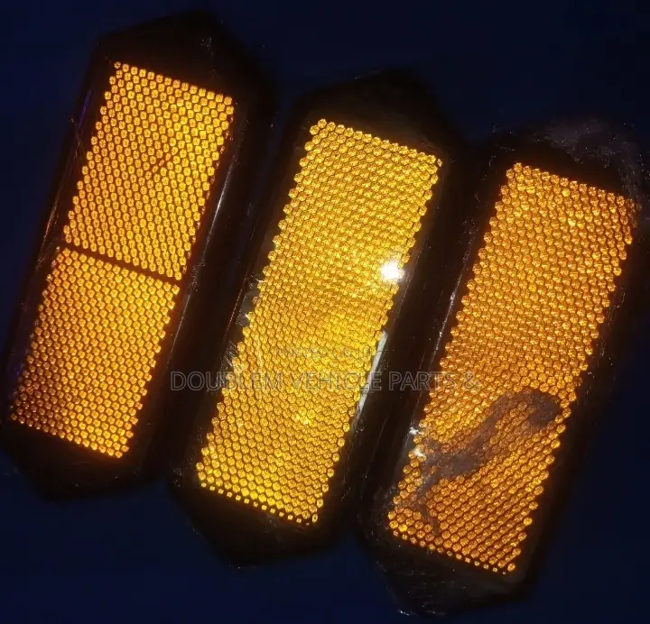 Reflective Amber Reflectors Rear High Quality Universal