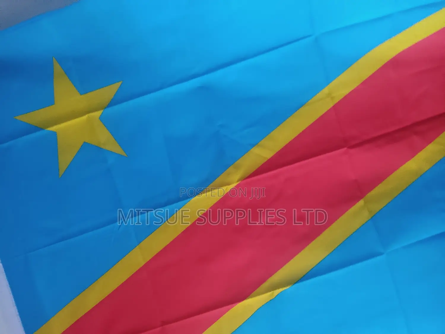Country National Flag for Congo DRC/Zaire/Kinshasa 38x58inch