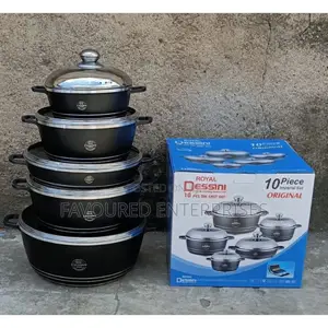 Dessini Die-Cast Granite Non-Stick Cooking Pot Set