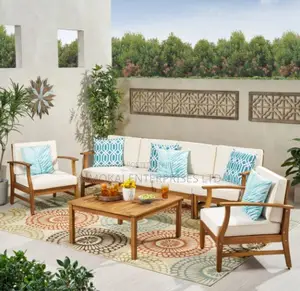 Paula Teak Wood 7-Peace Outdoor Set