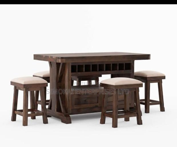 Ray Wood 7 Piece Home Bar Set - main view