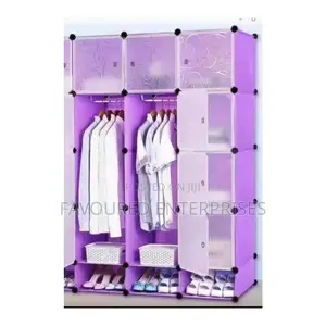 Strong Portable Plastic Wardrobe