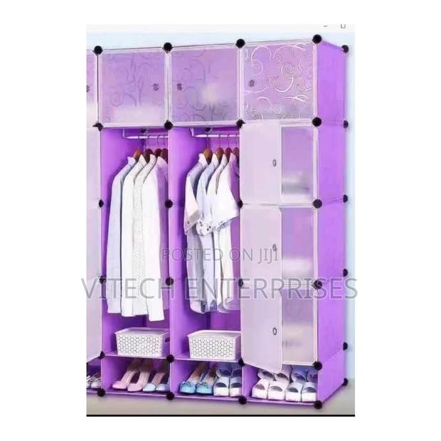 Strong Portable Plastic Wardrobe - main view