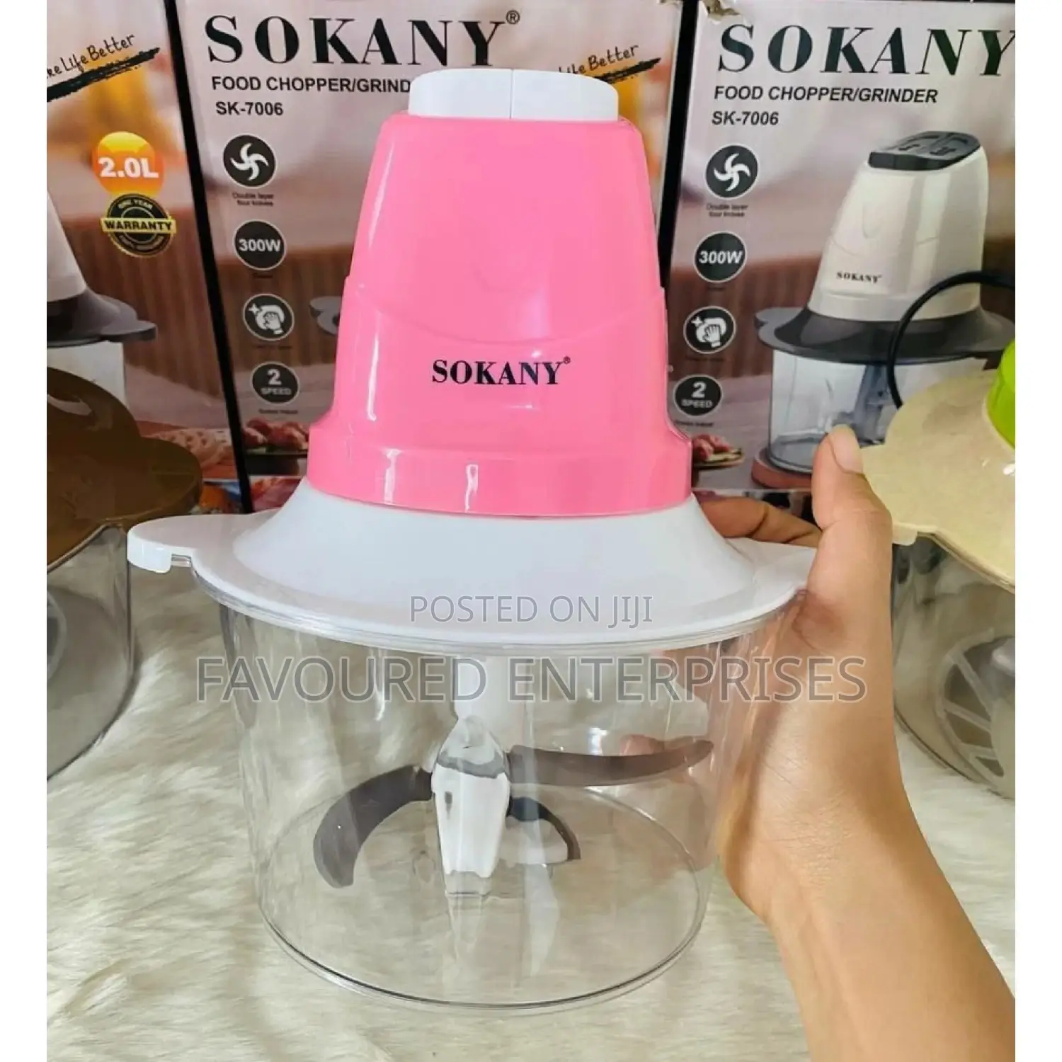 Sokany Electric Food Chopper, Meat Grinder and Shredder .