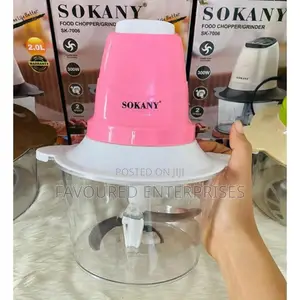 Sokany Electric Food Chopper, Meat Grinder and Shredder .