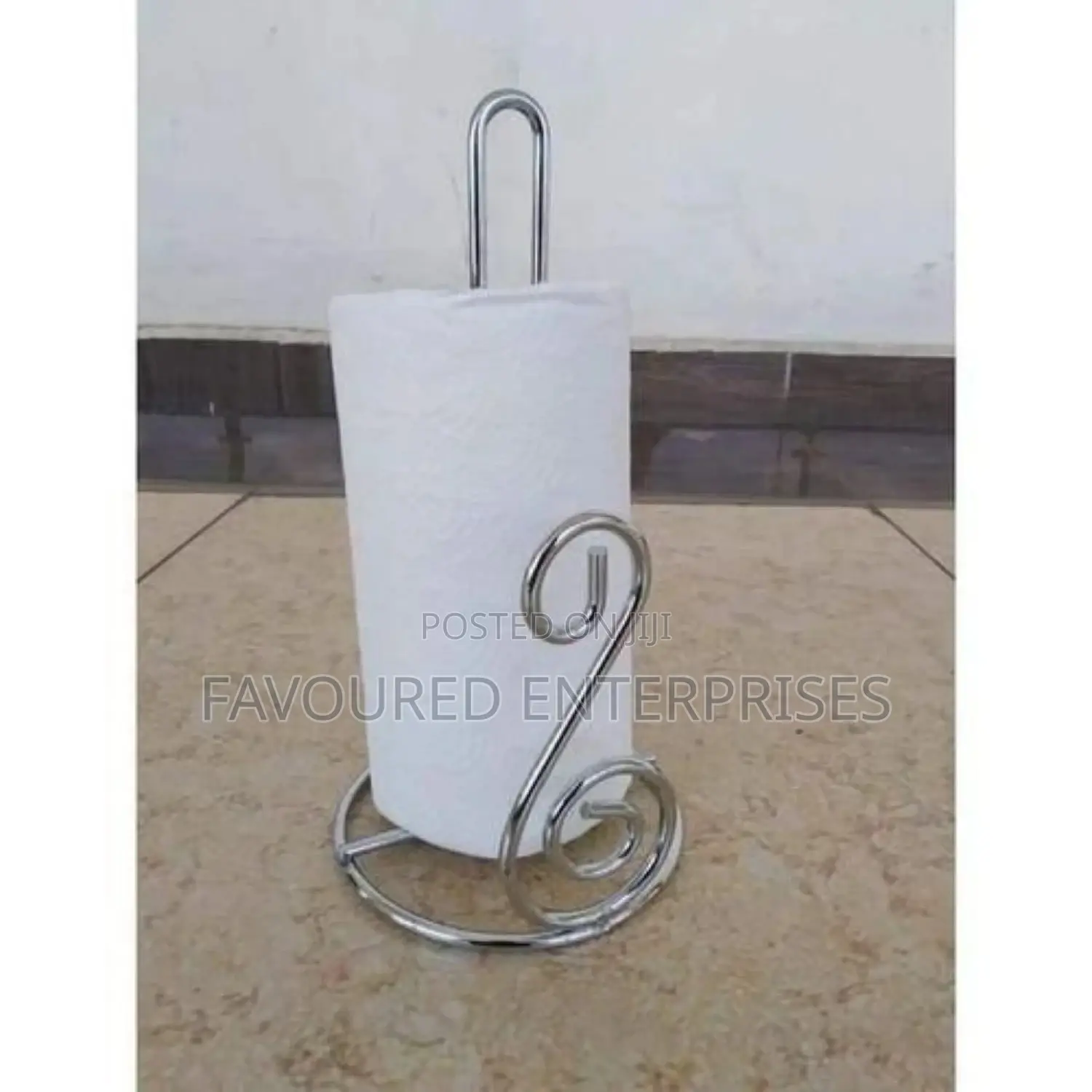 Stainless Steel Serviette Tissue Holder- Silver