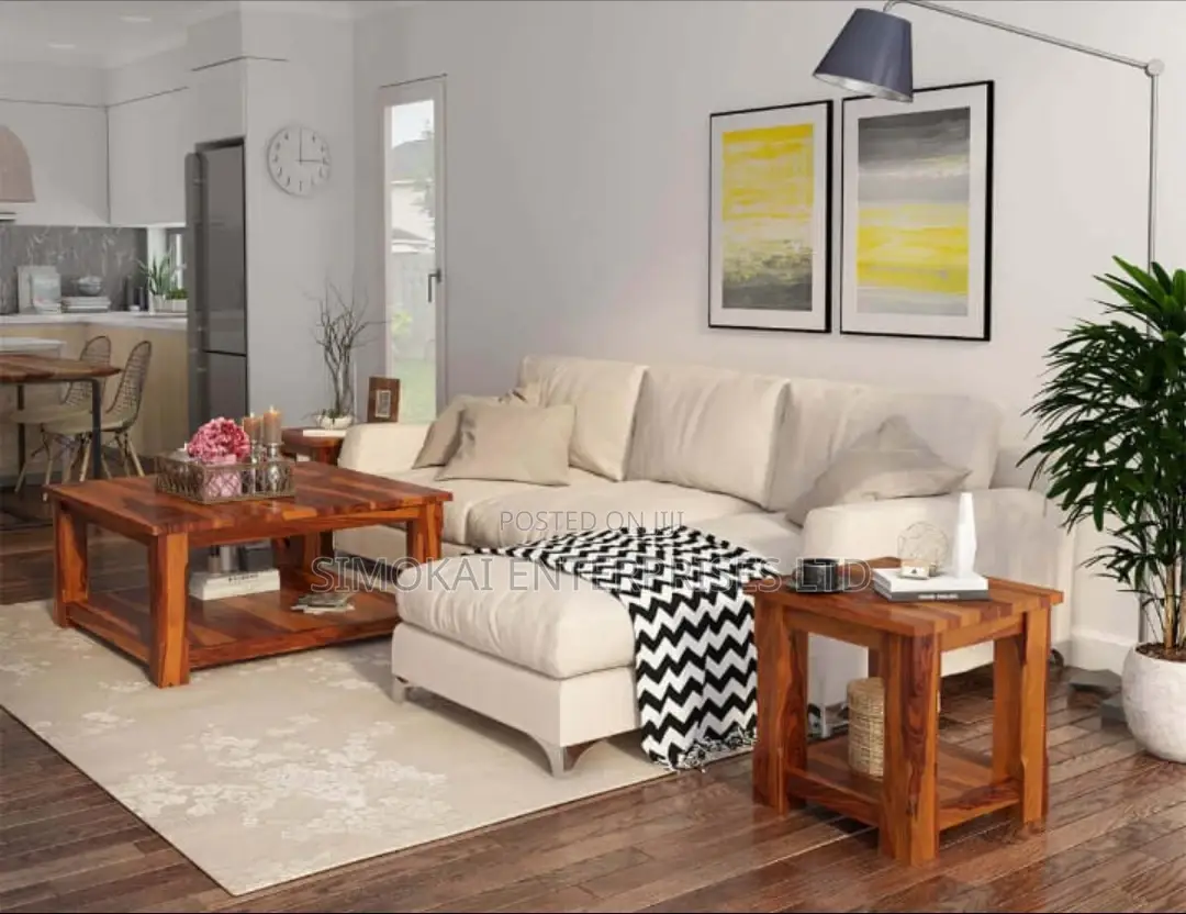 Andrea 3 Piece Square Coffee Table Set