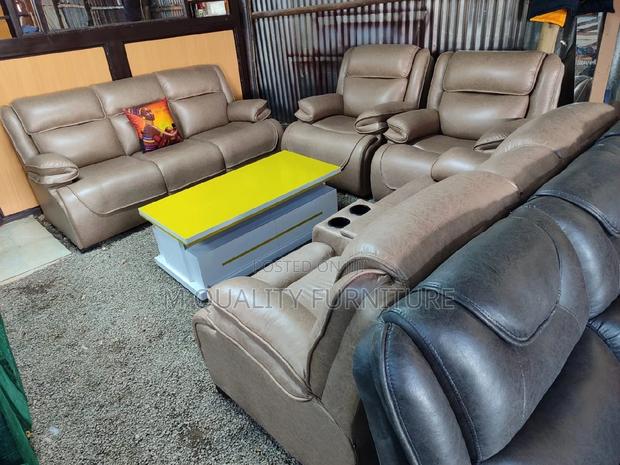 7 Seater Semi Recliner Sofa - thumbnail 2