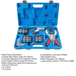 Engine Piston Ring Compressor and Piston Service Tool Kit