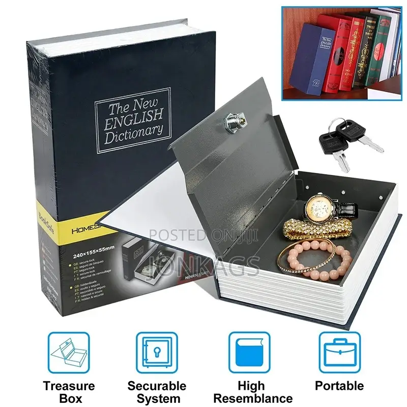 Secret Box Book Safe With Keys