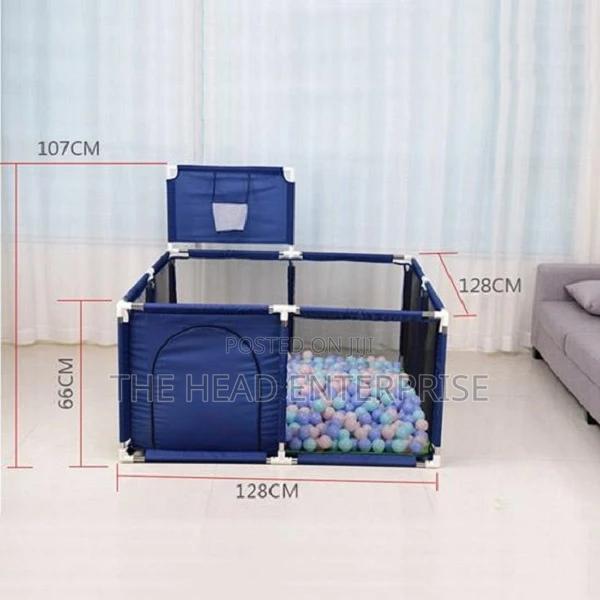 Square Spacious Kids Playpen Fence - main view