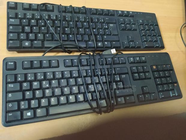 Ex U.K. Wired Keyboard Black - main view