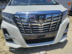 White 2017 Toyota Alphard High-End Minivan