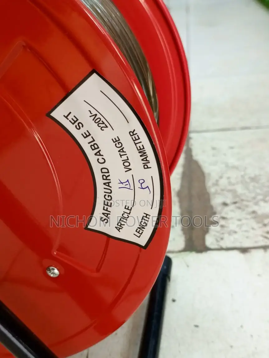 2.5mm 50m Cable Reel, 4x13amp Sockets, /50m Extension Cable