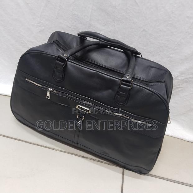 Large Leather Travel/Duffle Bag - main view