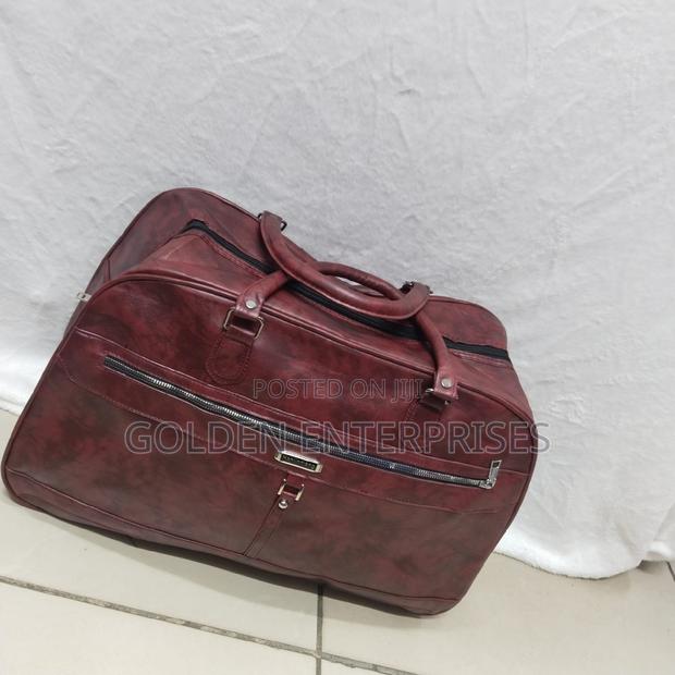 Maroon Large Travel/Duffle Bag - thumbnail 2