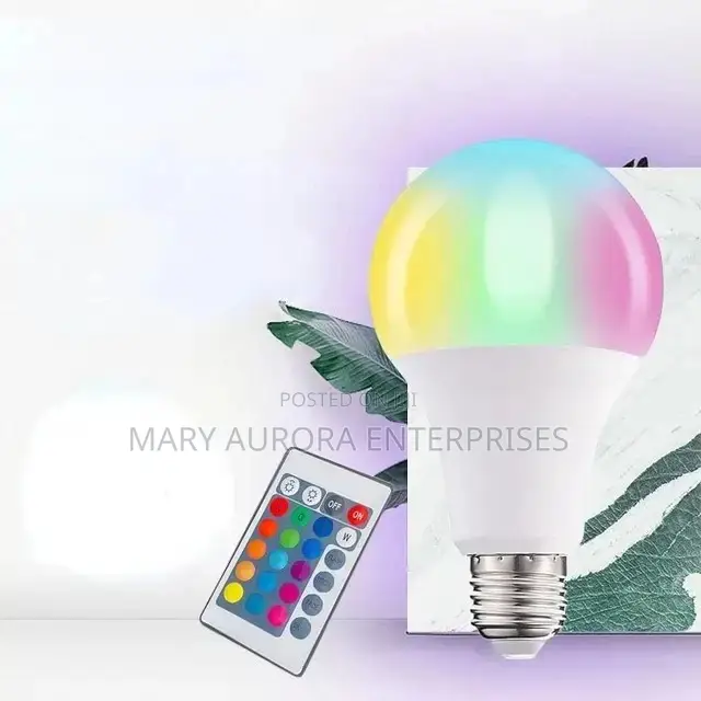 RGB Bulb Remote Controlled/Multi Colour Bulb