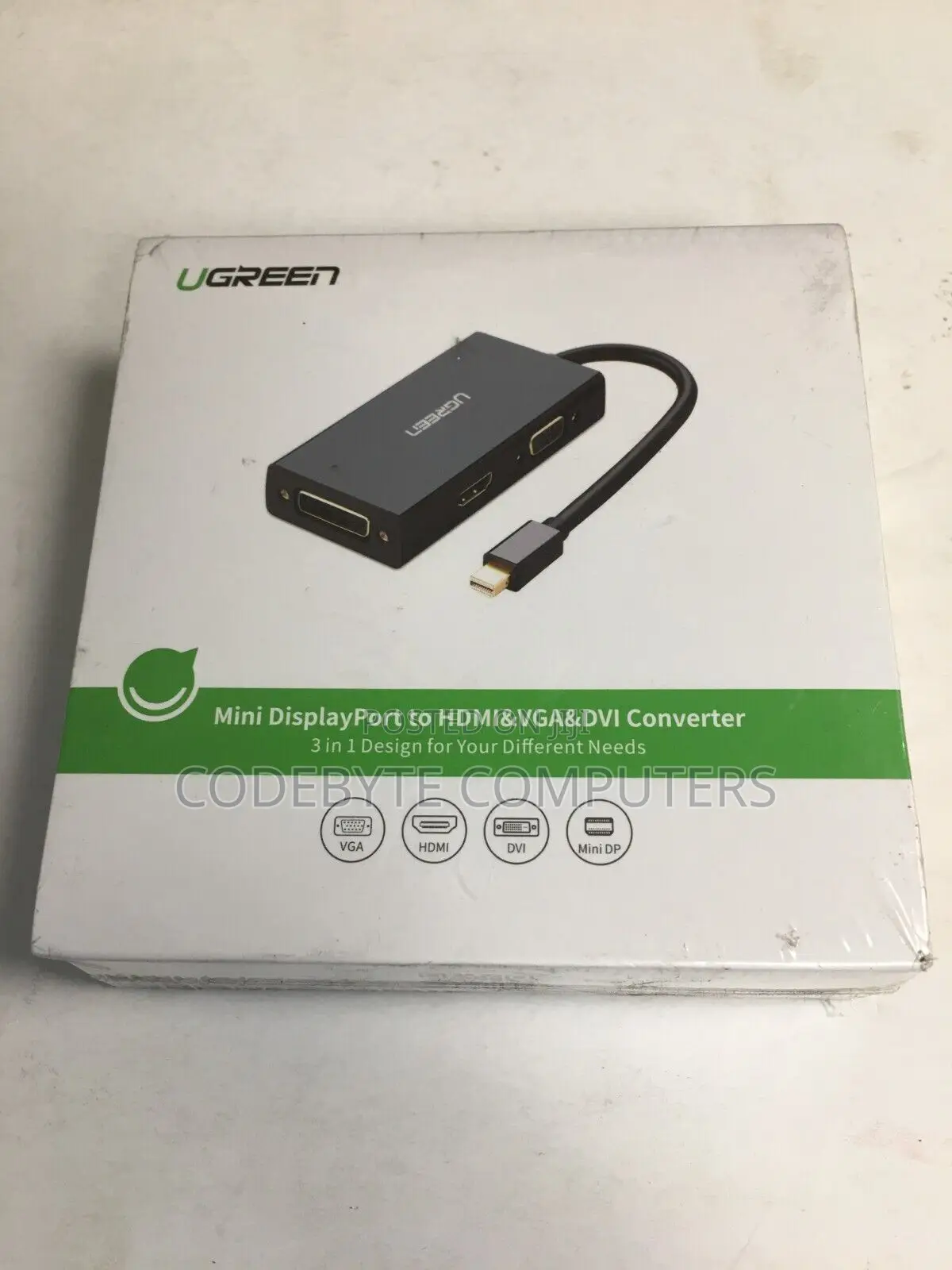 UGREEN Mini Displayport to HDMI/VGA/DVI Converter