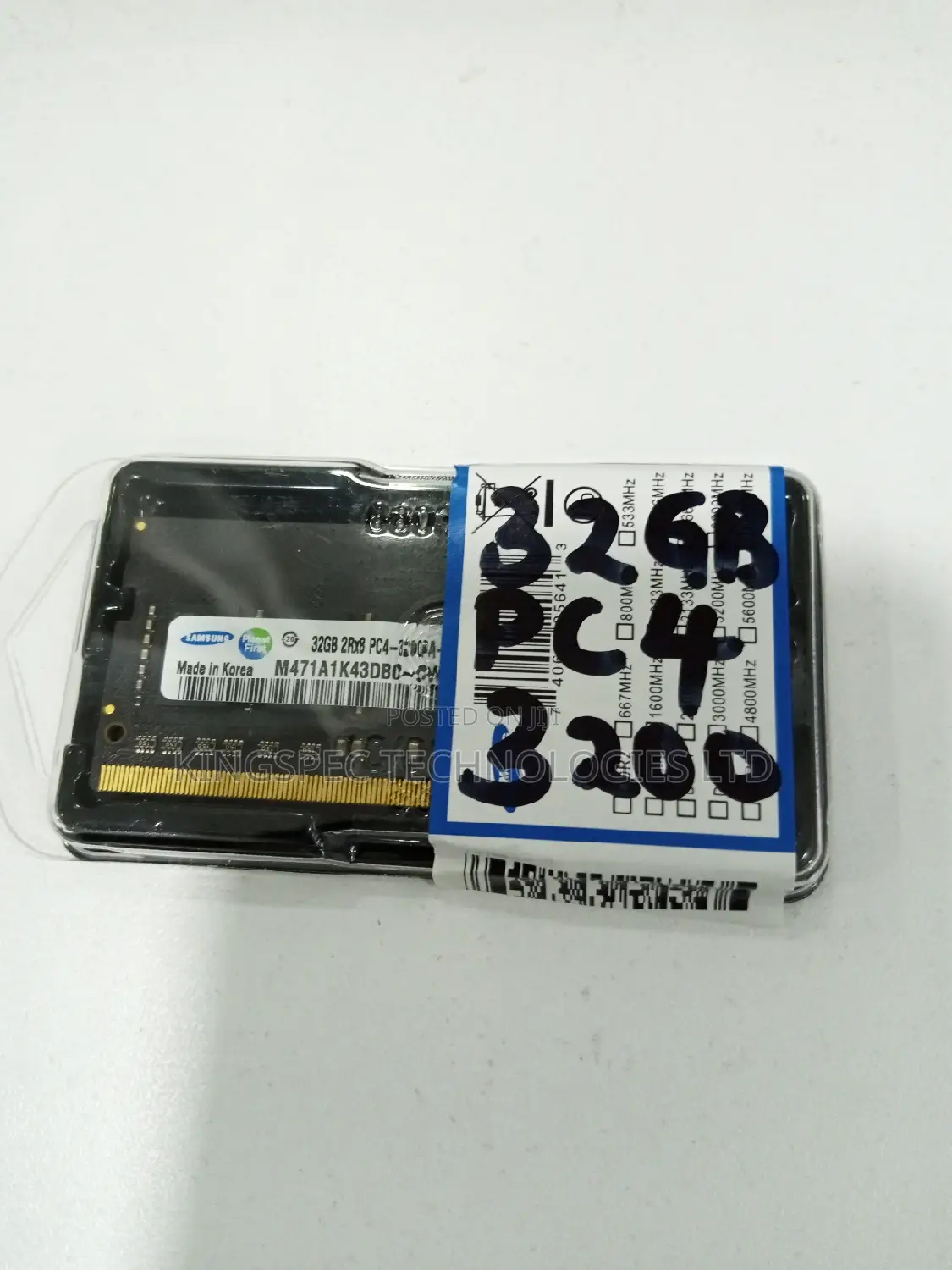 Laptop Memory 32gb Ddr4 (Pc4)-3200(Speed)