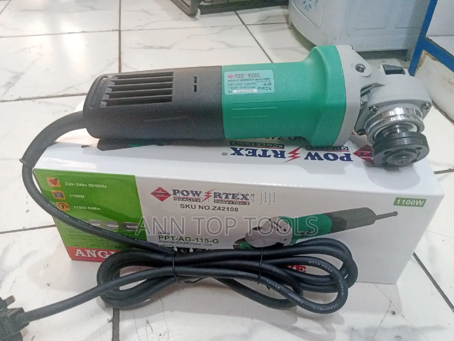 1000 Watts Powertex Angle Grinder