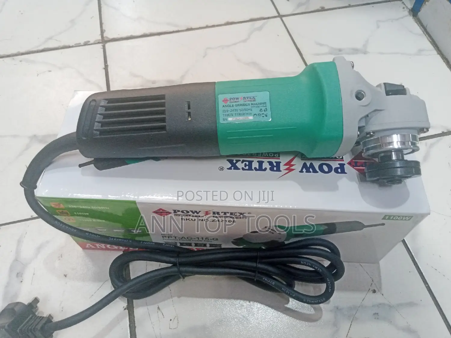 1000 Watts Powertex Angle Grinder