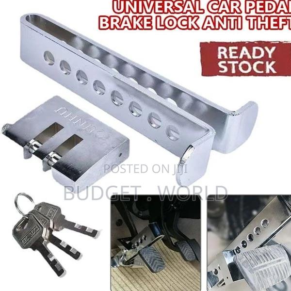 Stainless Steel 8 Holes Car_pedal Lock Anti-Theft