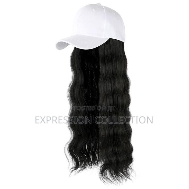 Wig Caps.White Cap Black Wig