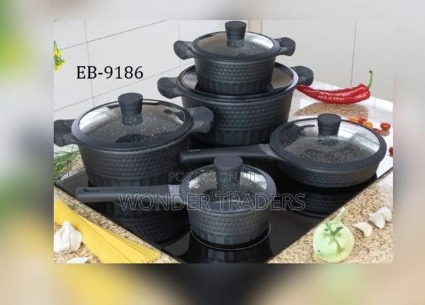 10 Pieces EDENBERG Cookware Set - main view