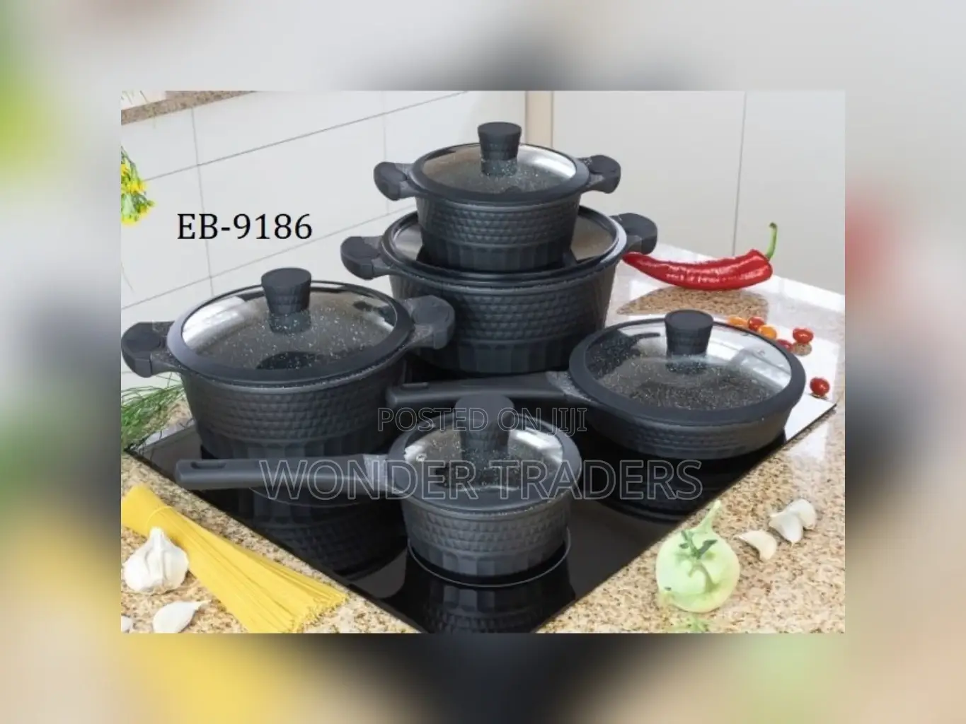 EDENBERG Cookware 10 PCS Set