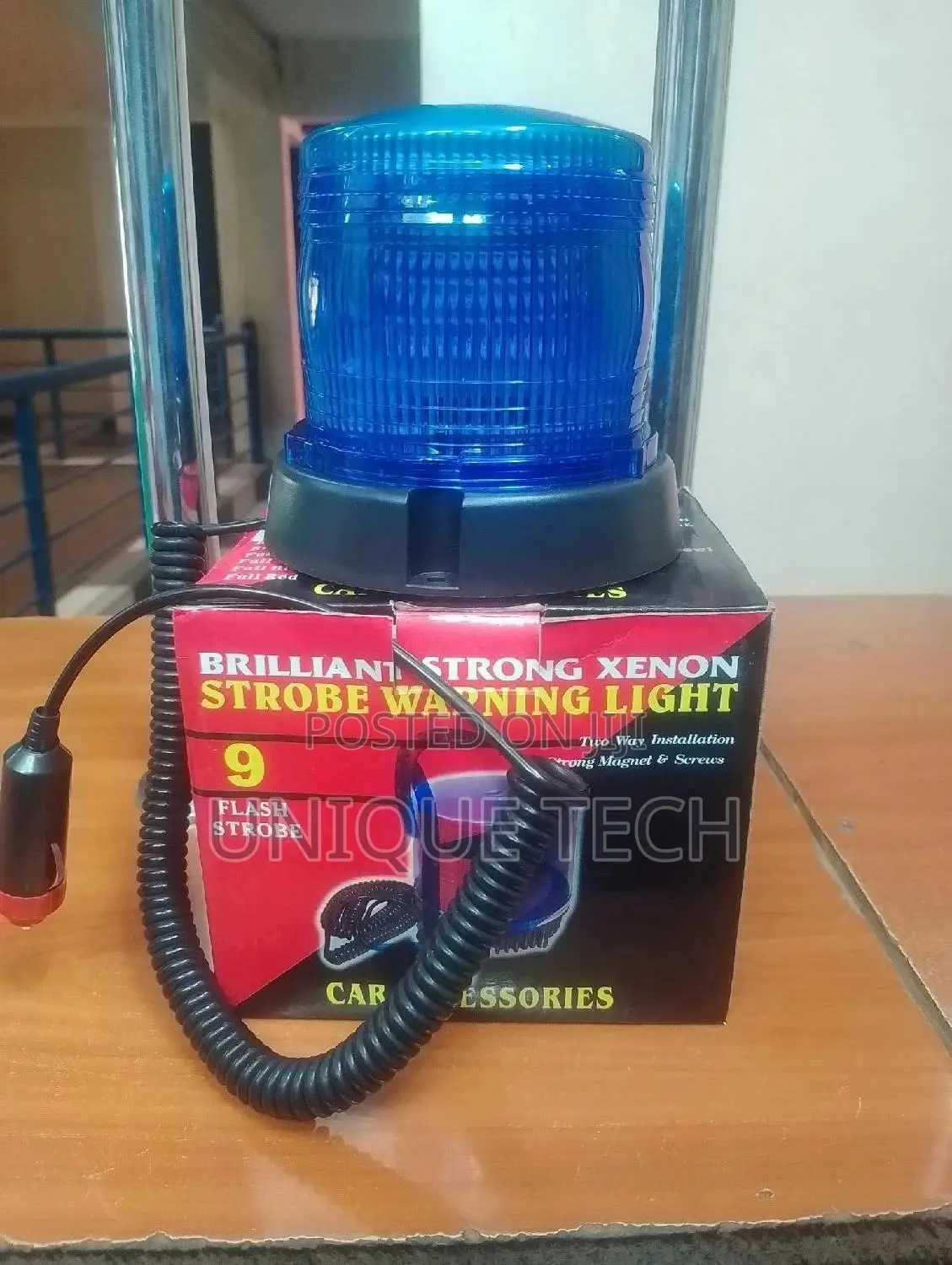 Amber Escort Vip Lights Beacon Strobe Light - Blue