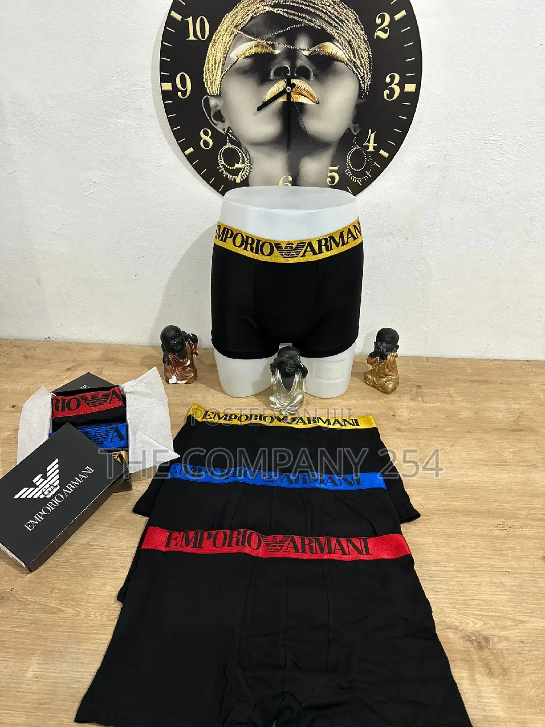 High Quality Designer Brand Mens 3 in 1 Boxer Shorts.