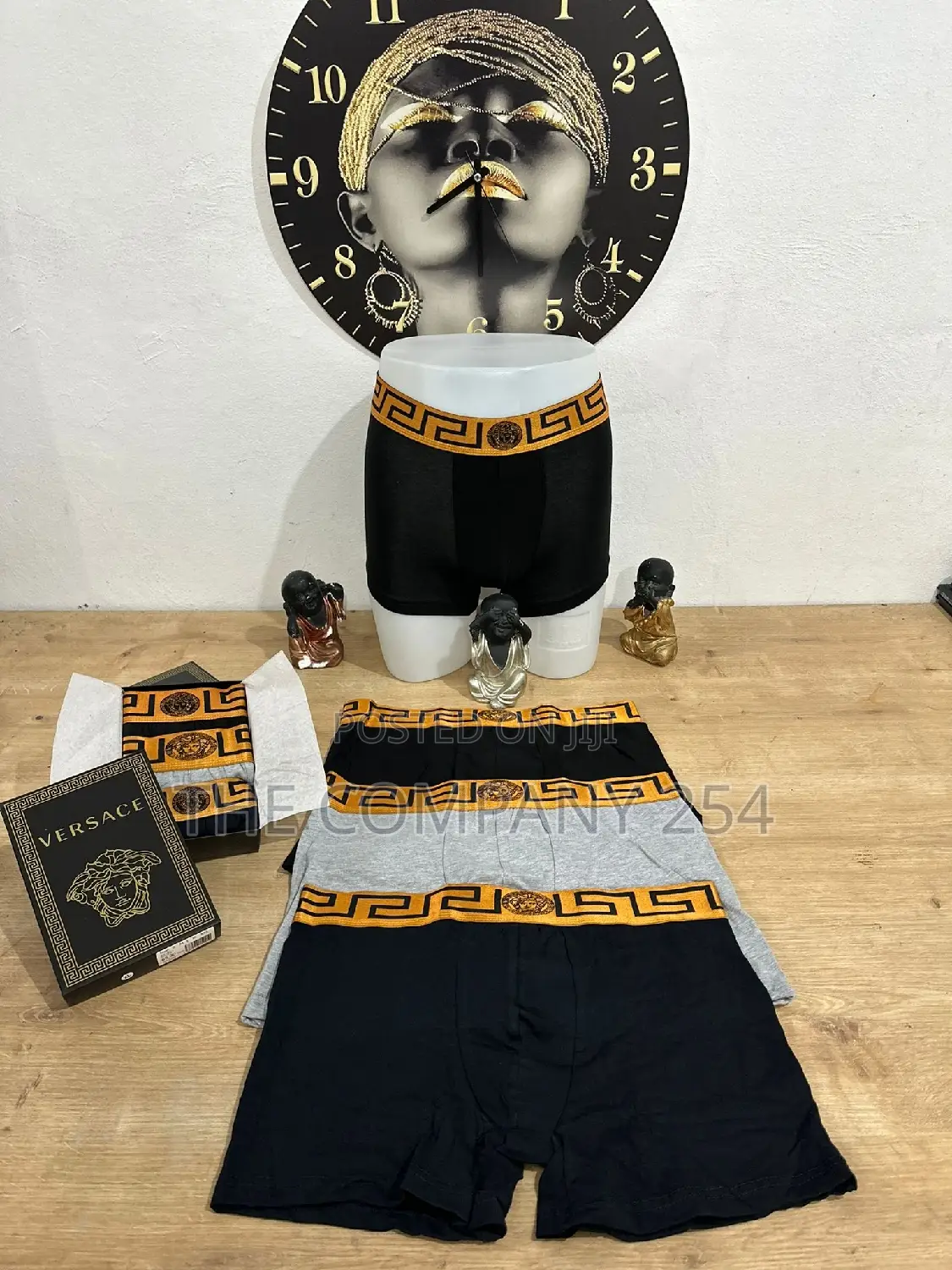High Quality Designer Brand Mens 3 in 1 Boxer Shorts.