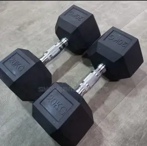 20kg Hex Dumbells Pair