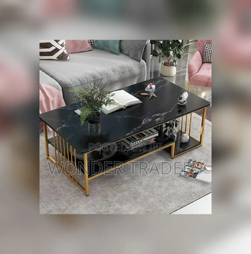 Modern Luxury Marble Effect Coffee Tables.