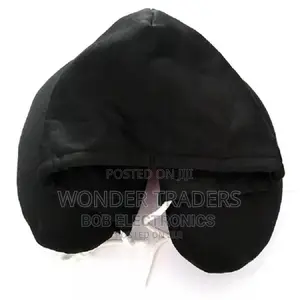 Travel Neck Pillow With Hood.