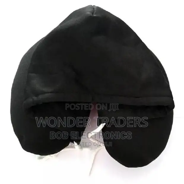 Travel Neck Pillow With Hood.