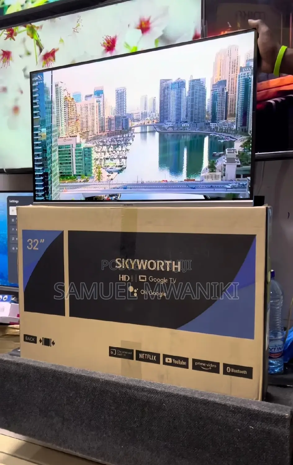 Skyworth 32” Frameless Smart Android Tv Netflix, Youtube