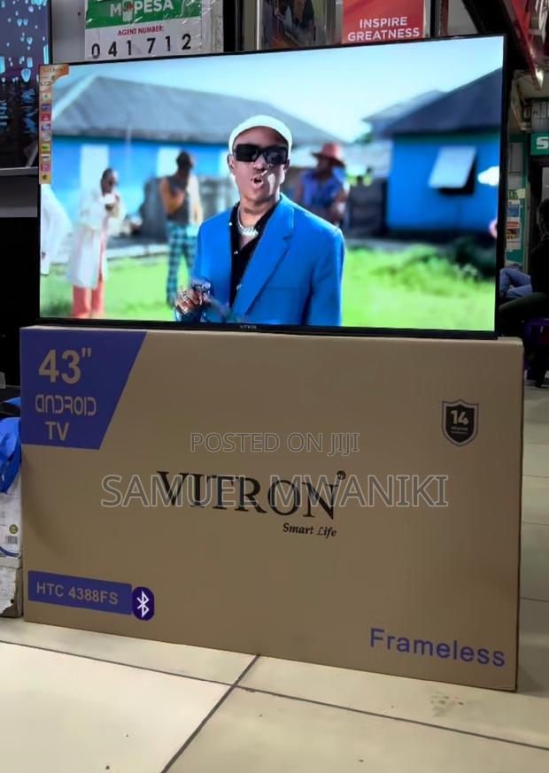 HTC Vitron 43" Smart Android Frameless Tv FHD 1080 New 2024 - thumbnail 2
