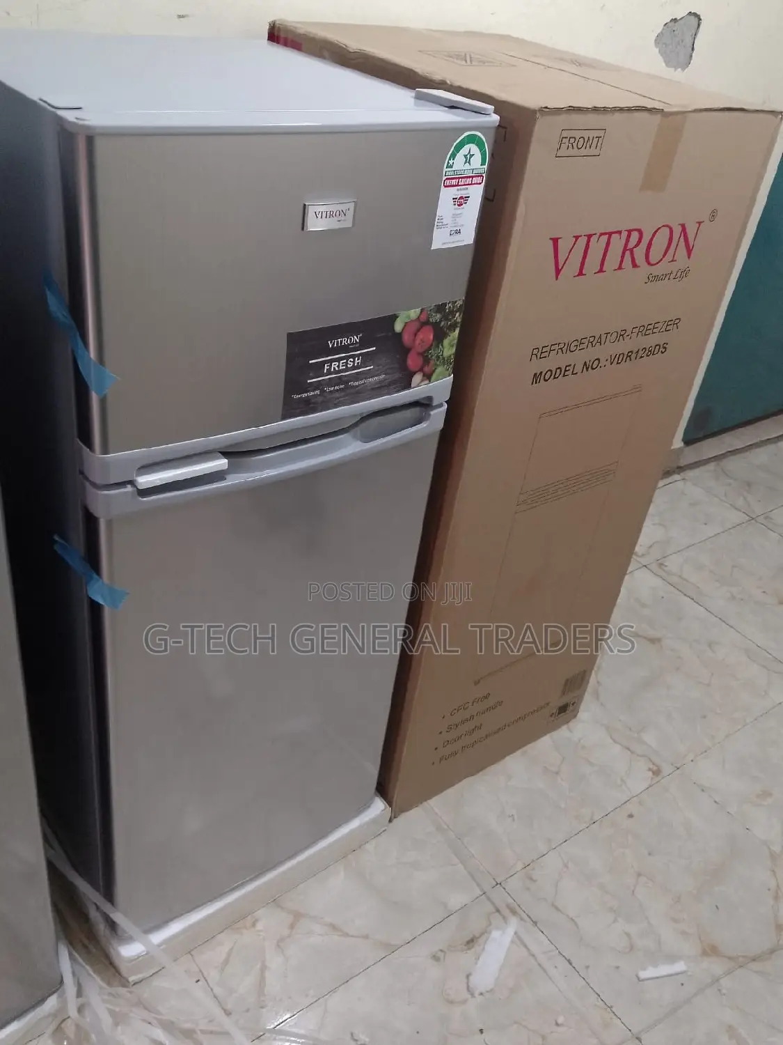Vitron Fridge!Vitron Vdr128ds Double Door Refrigerator 128l